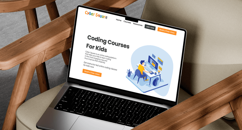 Projects - CodingForKid website revamp for kid's coding courses